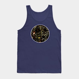 New York City at Night from the Air 1971, Sphere Series Tank Top